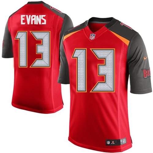 Youth Elite Mike Evans Nike Jersey Red Home - #13 NFL Tampa Bay Buccaneers